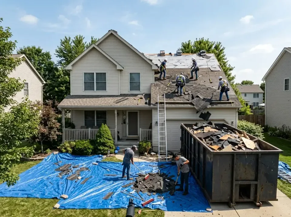 roof-replacement-debris-remova-004 — frequently asked questions, Cheapest Dumpster Rentals in Hidden Valley, IN